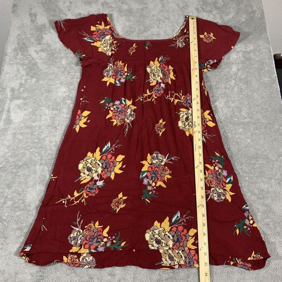 Patreons Of Peace Floral Colorful Crepe Dress Size Large Women’s - Picture 7 of 10